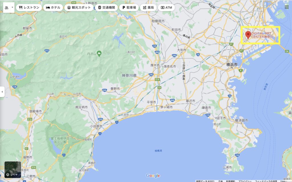 DIGITAL ART CENTER神奈川を示した地図.alt